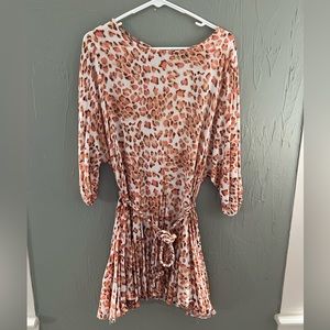 Size Medium cheetah print knee length dress